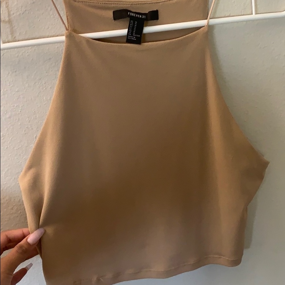 tan tank top